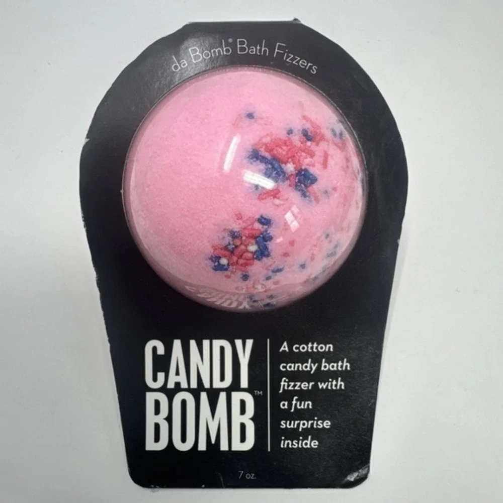 6 Pack Da Bomb Large Size Bath Fizzers Candy Bomb Cotton Candy (7 Oz Each) - Picture 2 of 4